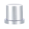 33mm X 1-5/8" Chrome Plastic Flat Top Nut Cover - Push-On (Bulk)