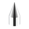 9/16" x 1-1/2" Chrome Plastic Spike Nut Covers - Push-On (10-Pack)
