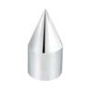 33mm X 3-1/8" Chrome Plastic Spike Nut Covers - Push-On (60-Pack)