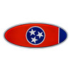 Chrome Die Cast Tennessee Flag Emblem