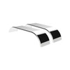 120" 430 Stainless Steel (16ga) Roll  Formed Edge Smooth Full Fender 60" Spread - SS Series (Pair)