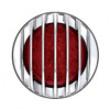 17 LED 1937 Ford Car Style Tail Light With Chrome Grille Style Flush Mount