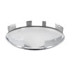 Universal Stainless Pointed Front Hubcap - 1" Lip