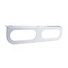 Stainless Light Bracket With 2X Oval Light Cutouts