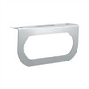 Stainless Light Bracket With Single Oval Light Cutout