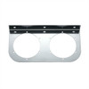 Stainless Light Bracket With 2X 4" Light Cutouts