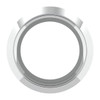 Chrome Plastic Small Gauge Bezel With Visor For 1996-2010 Freightliner Century