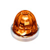 Glass Watermelon Flush Mount Kit - Amber
