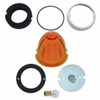 32153-UP GRAKON 1000 STYLE CAB LIGHT CONVERSION KIT WITH WATERMELON GLASS LENS & 1157 BASE - AMBER