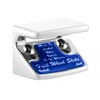 Chrome Plastic Fifth Wheel Switch Guard With Glossy Sticker For 1990-2010 Freightliner Classic- Blue Sticker