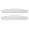 24" X 4" Stainless Steel Bottom Mud Flap Plate - Bolt Thru (Cbox/Pair)
