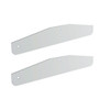 24" X 4" Stainless Steel Bottom Mud Flap Plate - Bolt Thru (Cbox/Pair)