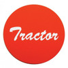 "Tractor" Aluminum Air Valve Knob Sticker Only - Red