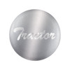 "Tractor" Glossy Air Valve Knob Candy Color Sticker -Liquid Silver