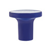 Aluminum Screw-On Air Valve Knob With Stainless Trailer Plaque - Indigo Blue
