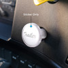 "Trailer" Glossy Air Valve Knob Candy Color Sticker - Pearl White