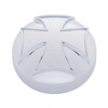Chrome Iron Cross Air Valve Knob Cover (Bulk)