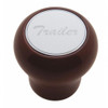 "Trailer" Wood Air Valve Knob - Stainless Plaque