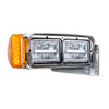 ULTRALIT - 4" X 6" Rectangular LED Headlight With White LED Position Light - Low Beam