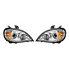 Chrome Projection Headlight Set For 2001-2020 Freightliner Columbia (Pair)