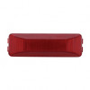 Rectangular Light Kit (Clearance/Marker) With Chrome Bracket - Red Lens