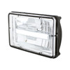ULTRALIT - 4" X 6" Rectangular LED Headlight With White LED Position Light - High Beam