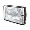ULTRALIT - 4" X 6" Rectangular LED Headlight With White LED Position Light - High Beam