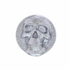 Chrome Skull Dash Knob