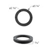 9mm Black Foam Gasket - Thicker (100 Pcs)