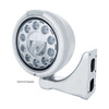 Stainless Classic Headlight 11 LED Bulb & LED Signal - Clear Lens