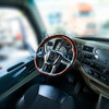 88189-UP 18" YOURGRIP WOOD STEERING WHEEL FOR 2012-2021 PETERBILT 579 & 2013-2021 KENWORTH T680