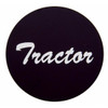 "Tractor" Aluminum Air Valve Knob Sticker Only - Black