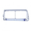 14 LED Headlight Bezel For 1989-2009 Freightliner FLD - Driver - Blue LED/Clear Lens
