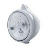Chrome Guide 682-C Headlight Crystal H4 & Original Style LED Signal - Clear Lens