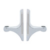 LED Headlight Bracket - 10 Amber LED/Clear Lens (Pair)