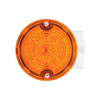 21 LED 3-1/4" Signal Light For Harley Motorcycle With Housing - Amber LED/Amber Lens