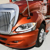 Chrome LED Headlight With LED Light Bar & Turn Signal For 2006-2017 International Prostar-Driver