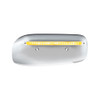 24 LED GloLight Rear Headlight Housing Cover For 2008-2023 Peterbilt 389 (Passenger)- Amber LED/Clear Lens