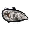 Chrome Projection Headlight With LED Position Light For 2001-2020 Freightliner Columbia - Passenger