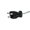 3 Prong Straight Plug Wiring Harness With 3 Plugs - 12" Lead