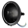 Black 5-3/4" Motorcycle Headlight Housing Only - Side Mount