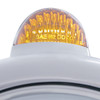 Chrome Guide 682-C Headlight H4 With Amber LED & Dual Mode LED Signal - Amber Lens