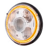 ULTRALIT - High Power LED 7" Projection Light With Dual Color LED Halo & Classic Style Lens