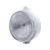Chrome Guide 682-C Headlight H6024 & Dual Mode LED Signal - Clear Lens