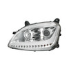 Chrome Projection Headlight With LED Position Light & Sequential Signal For 2012-2021 Peterbilt 579- Driver