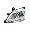 Chrome Projection Headlight With LED Position Light & Sequential Signal For 2012-2021 Peterbilt 579- Driver