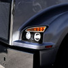 Blackout 11 LED Headlight For 2015-2024 Kenworth T880-Driver