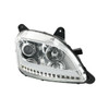 Chrome Projection Headlight With LED Position Light & Sequential Signal For 2012-2021 Peterbilt 579- Passenger