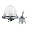 304 SS Above Door Dome Light Kit W/ 17 LED Double Fury Watermelon For 1994-2025 KW W900-Amber & Blue LED