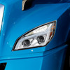 Chrome LED Projection Headlight With LED Position Light For 2018-2024 Freightliner Cascadia - Driver